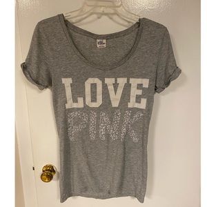 Pink Victoria’s Secret love pink tee shirt